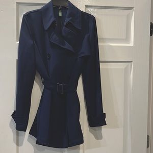 Navy blue Ralph Lauren coat. Size 10 & very comfortable. Perfect overcoat